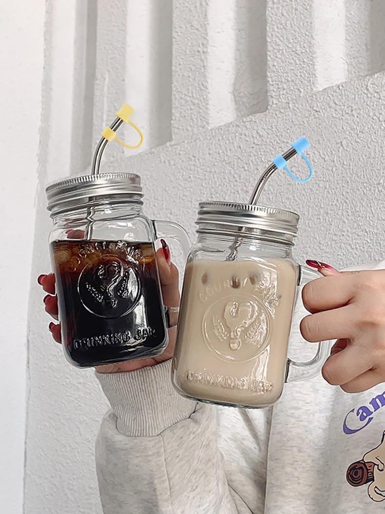 6 fundas de popote para Stanley CupSimple Modern de 3040 onzas, lindo StanleySimple Modern cubierta de pajilla, a prueba de polvo para popotes de