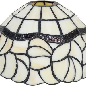 Pantalla de repuesto estilo Tiffany de 8 pulgadas, pantalla de cristal de colores pastorales florales solo para lámparas de mesa, lámparas Pantalla de repuesto estilo Tiffany de 8 pulgadas, pantalla de cristal de colores pastorales florales solo para lámparas de mesa, lámparas