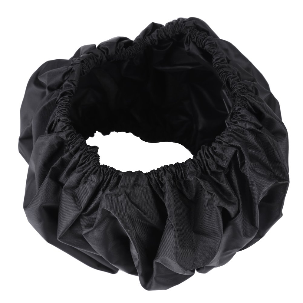 ViaGasaFamido Cubierta a prueba de polvo para cochecito, 4 unidsjuego de fundas de protección para ruedas de cochecito de bebé, accesorios negros a