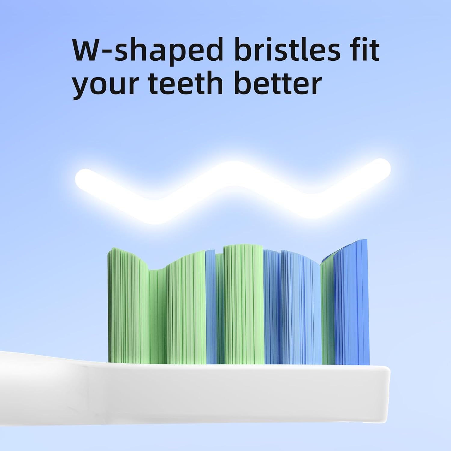 Cabezales de cepillo de repuesto para 7am2m AM101AM105 Sonic Electric Toothbrush – Recambios de cepillo de dientes compatibles con 7am 6.6 ft, 10