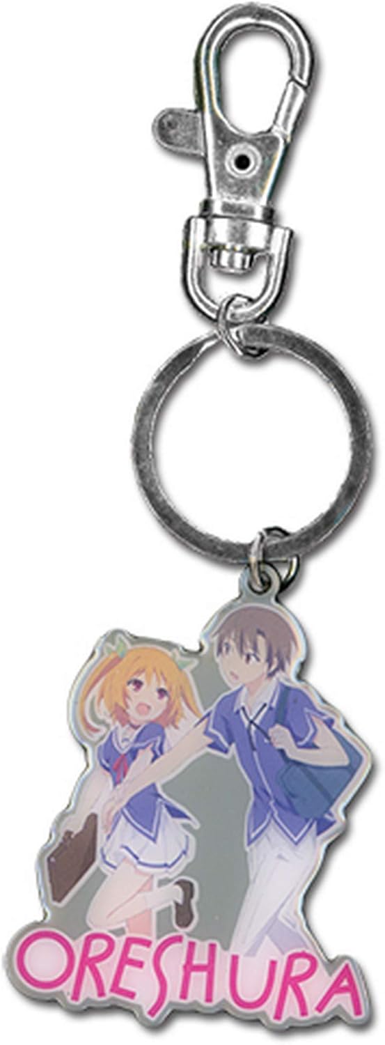 Gran entretenimiento oriental oreshura chiwa & Eita metal Llavero