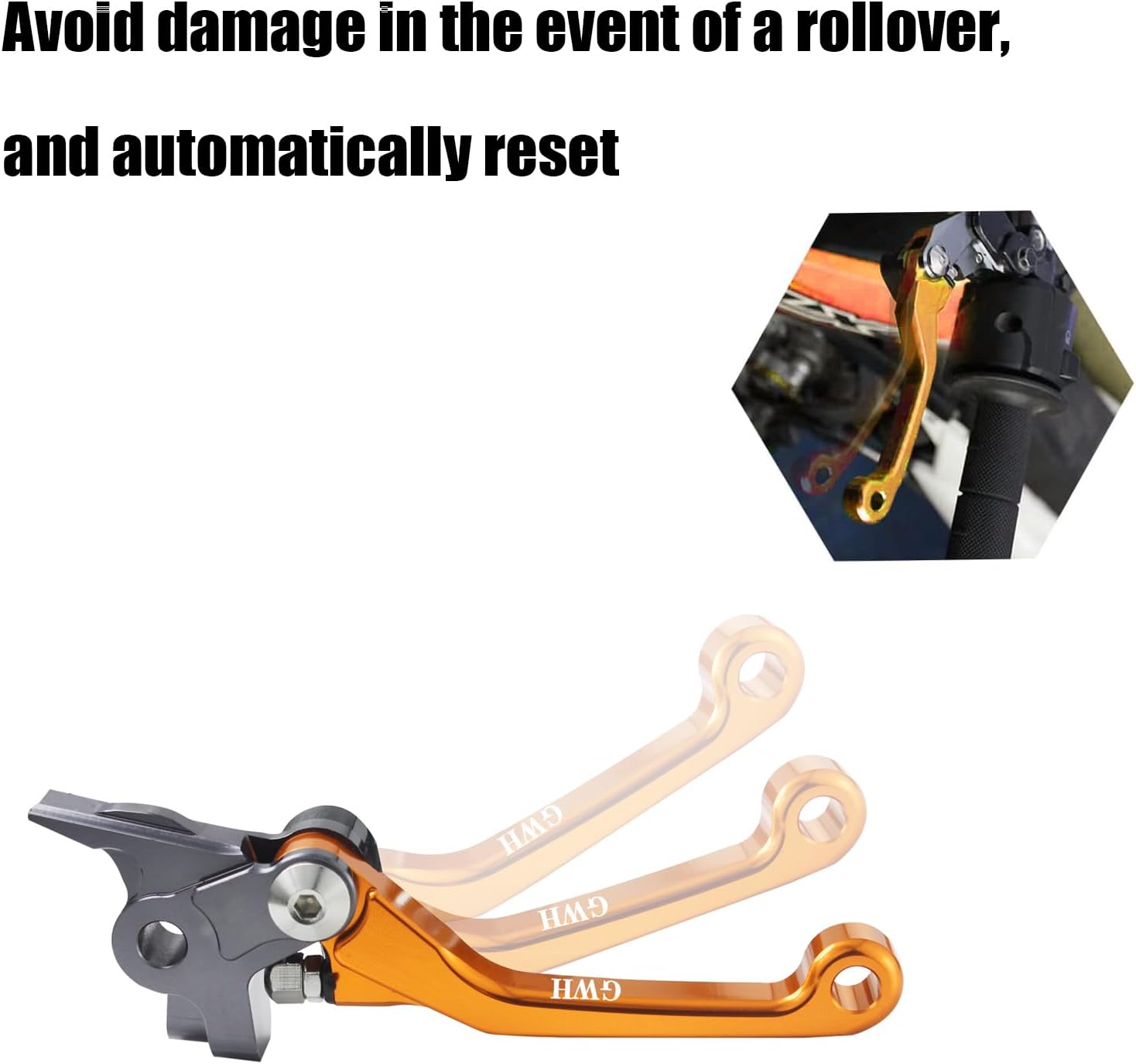 Adsspro Motorcycle Foldable Brake Clutch Lever Handle CNC Aluminum Pivot for 125 150 250 300 350 450 500 SX XC-W EXC-F XCF-W XC-F SXF EXC EXCF XC