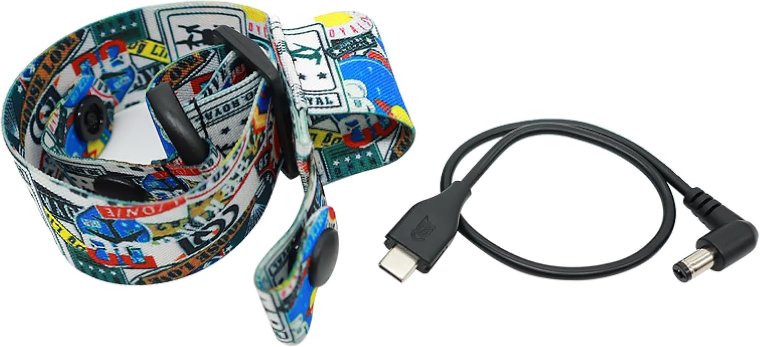 ZEZEFUFU Correa de cabeza ajustable para DJI FPV gafas V2 accesorios graffiti colorido diadema correa fija