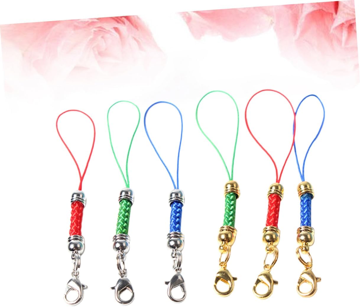 SAFIGLE 30 Uds. Accesorios para teléfono celular, cordón para teléfono celular, correas de encanto Lariat con cierre de langosta, correa para