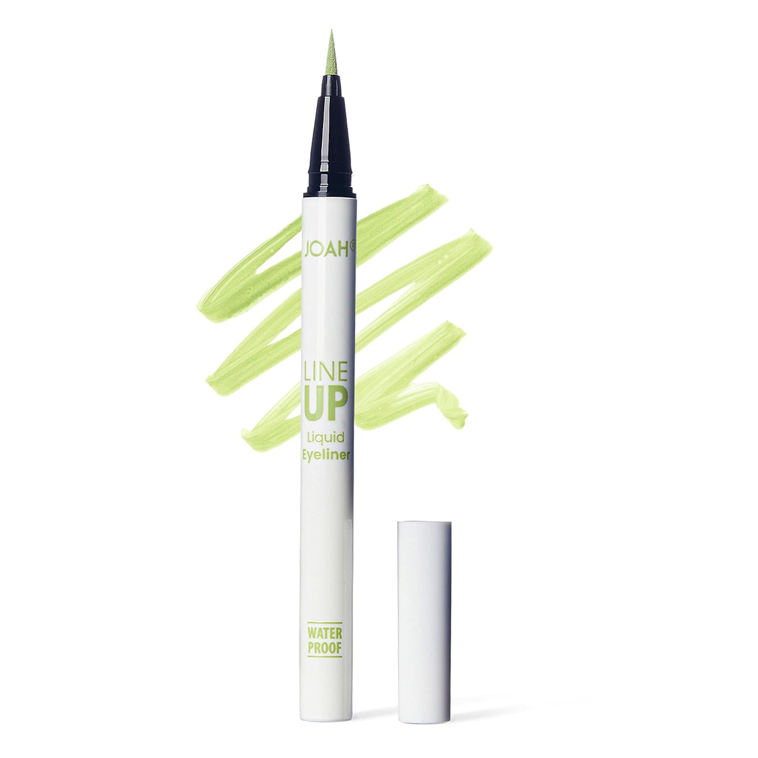 JOAH Line Up – Delineador de ojos líquido, resistente al agua, con punta de fieltro de precisión, maquillaje coreano, a prueba de manchas, de larga