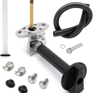 Earlyred Grifo de válvula de combustible con tornillo de palanca compatible con Honda Recon 250 TRX250 Rancher TRX350 TRX420 Foreman TRX450 Rubicon Earlyred Grifo de válvula de combustible con tornillo de palanca compatible con Honda Recon 250 TRX250 Rancher TRX350 TRX420 Foreman TRX450 Rubicon