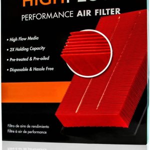 HIGHFLOW PA99487X, filtro de aire desechable para motor de alto rendimiento y preaceitado Compatible con Jeep Cherokee 2022-21 HIGHFLOW PA99487X, filtro de aire desechable para motor de alto rendimiento y preaceitado Compatible con Jeep Cherokee 2022-21