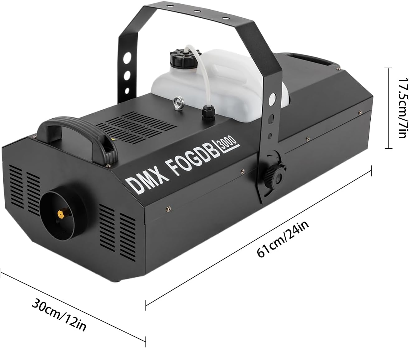 Máquina de niebla de escenario de 110 V 3000 W, nebulizador de escenario DMX con control remoto para efecto de escenario, boda, discoteca, club,