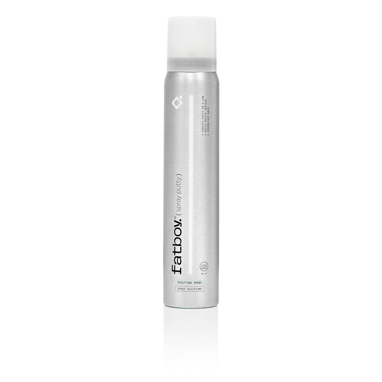 Fatboy Hair Masilla en aerosol, fijación pesada, voluminizadora, acabado mate, cabello medio a grueso