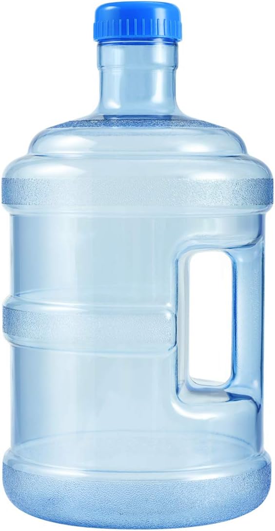 Botella de agua de 5 litros con tapa de rosca, botella de agua mineral portátil, barril de agua para deportes al aire libre, viajes, camping, jarra