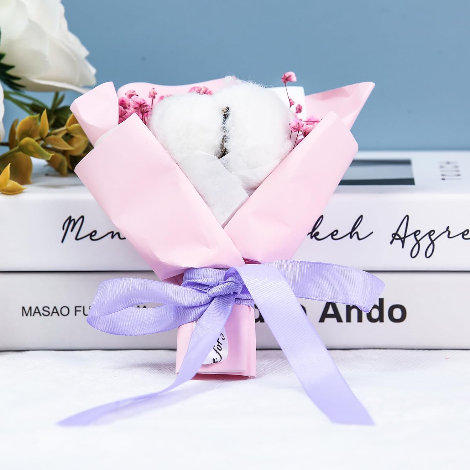 Cinta de grogrén de lavanda de 38 pulgadas para envolver regalos, 100 yardas de cinta para manualidades de alta densidad para bodas, envoltura de