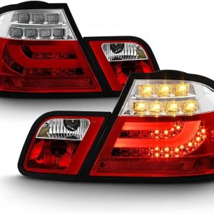 ACANII – Para 2000-2003 BMW E46 Serie 3 Coupé LED Luces traseras Luces traseras Lámparas de freno izquierda+derecha ACANII – Para 2000-2003 BMW E46 Serie 3 Coupé LED Luces traseras Luces traseras Lámparas de freno izquierda+derecha
