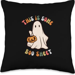 This Is Some Boo – Sábana de disfraz de fantasma de Halloween para mujer, almohada, 16 x 16 pulgadas, multicolor This Is Some Boo – Sábana de disfraz de fantasma de Halloween para mujer, almohada, 16 x 16 pulgadas, multicolor