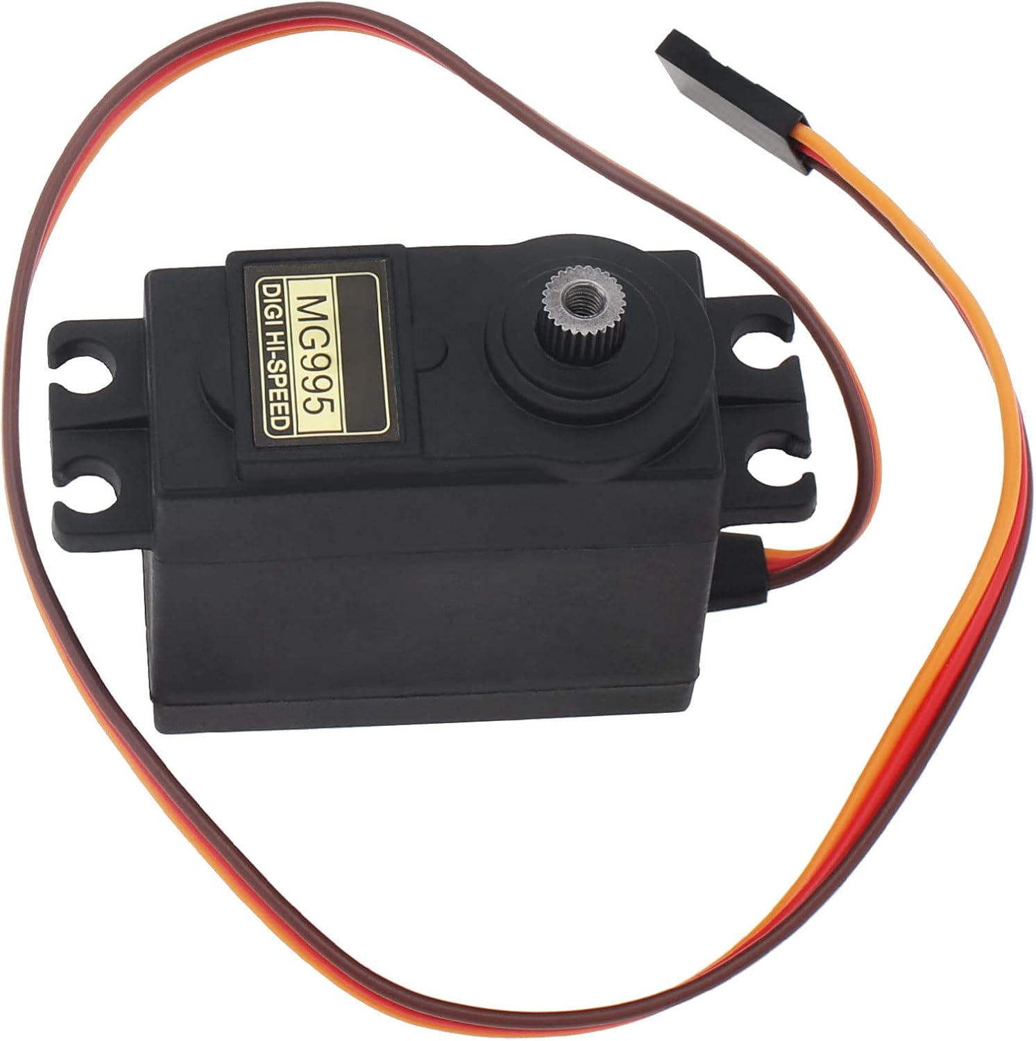 Paquete de 2 servomotores MG995 ángulo de control de 180 grados engranaje de metal de alta velocidad servo motor para automóvil
