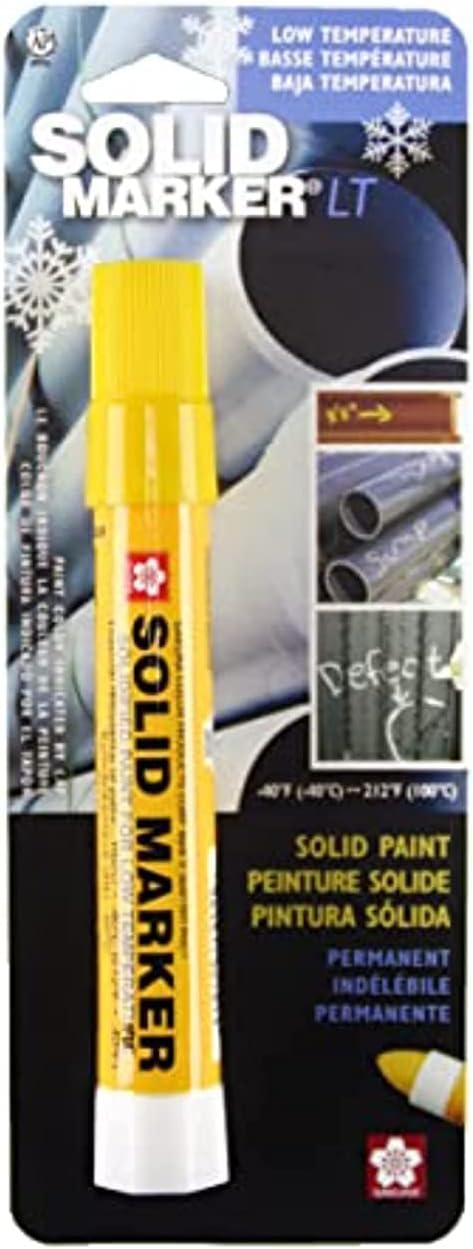 SAKURA Marcadores de pintura sólida con punta giratoria  Rotuladores permanentes de baja temperatura  Marcador de ventana, madera y vidrio  Pintura