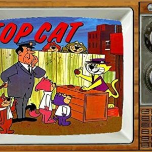 Top Cat TV – Imán para nevera, 2 x 3 pulgadas, diseño de dibujos animados para el refrigerador nostálgico retro Top Cat TV – Imán para nevera, 2 x 3 pulgadas, diseño de dibujos animados para el refrigerador nostálgico retro