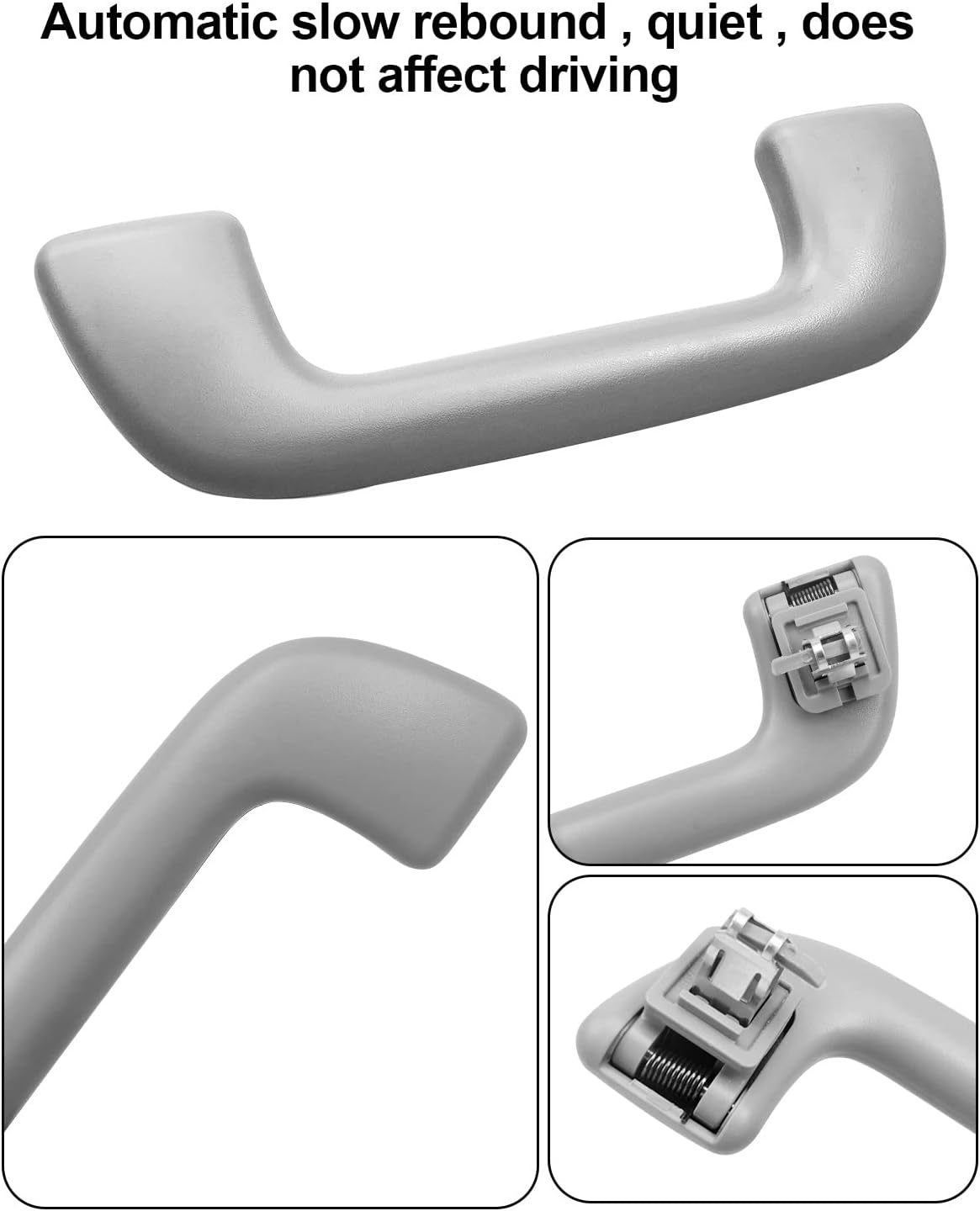 1 barra de agarre para techo automático sin gancho para Toyota Rav4 Yaris Aruis y más reemplazar 74610-52020 74610-52030 74619-0M010 74683-8010,