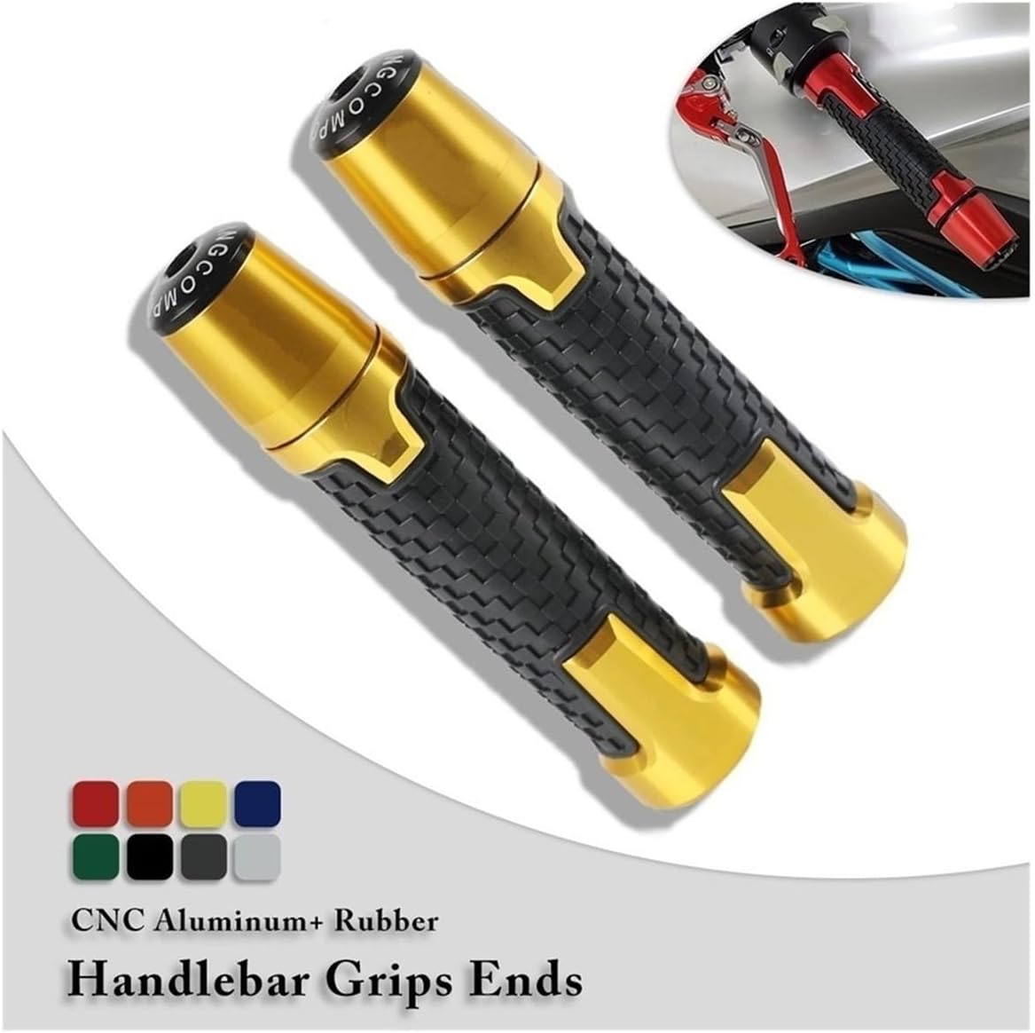 Para Benelli Leoncino 500 TRK 502X TNT 125 300 502C BN 302 125 78 ”0.866 in Agarraderas extremos manillar empuñaduras