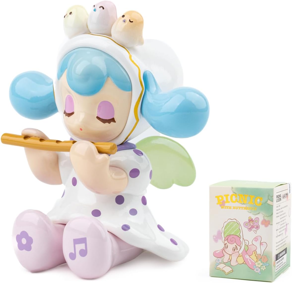 BEEMAI AAMY Picnic con mariposa Series 12 piezas (juego de 12 cajas misteriosas sin repetición) diseño aleatorio figuras lindas juguetes