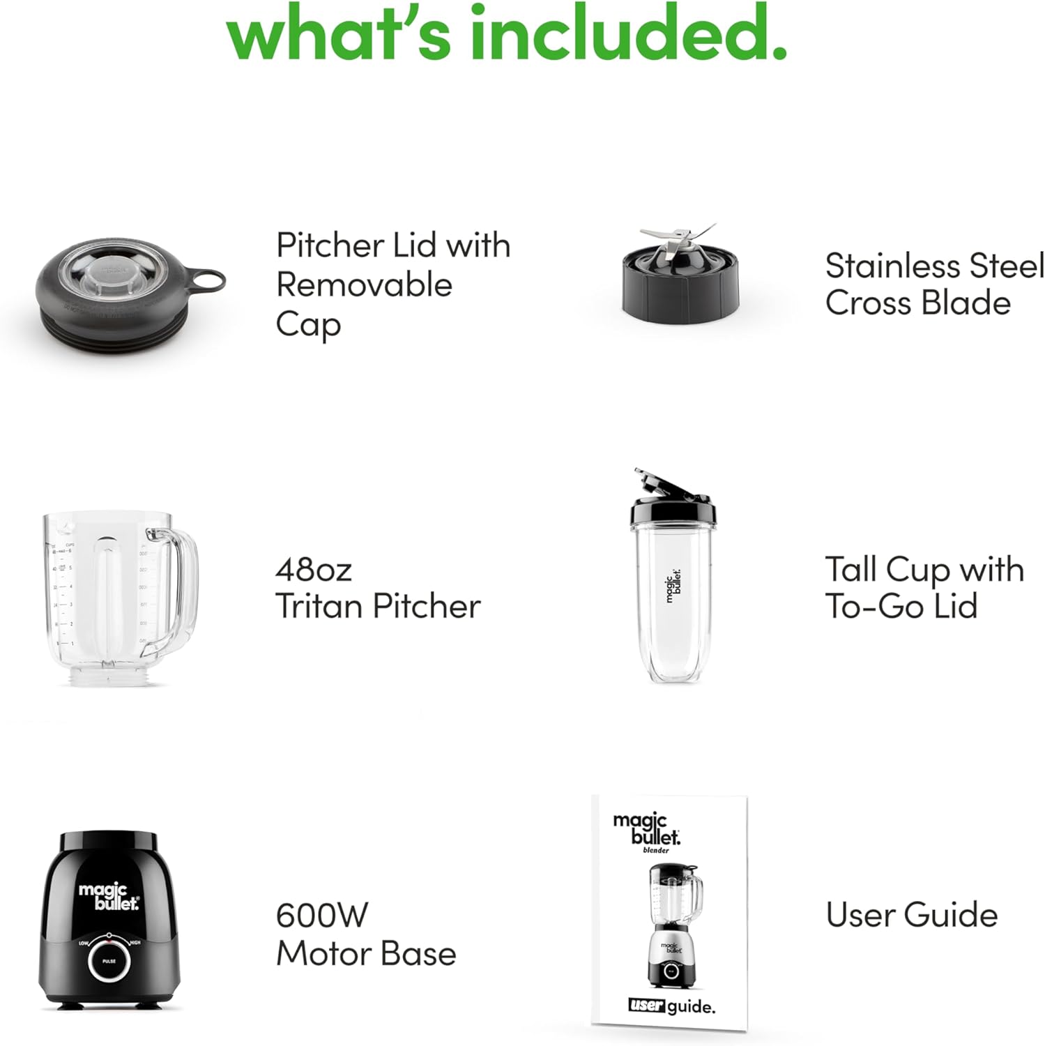 magic bullet Mezclador Combo – Todo Negro
