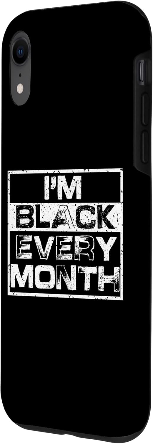 Funda para iPhone XR I Am Black History Month African American Pride Celebration