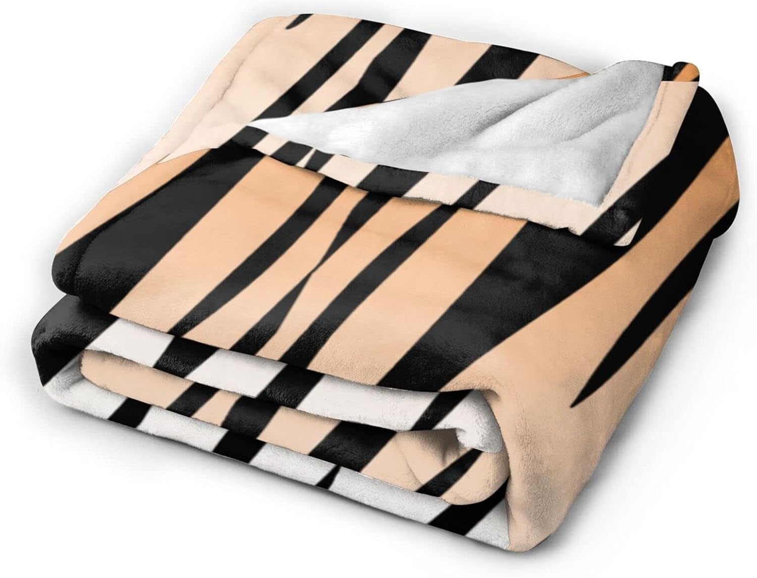 Manta de microfibra ultrasuave con patrón de tigre, manta de microfibra de lujo para todas las estaciones, manta cálida para ropa de cama, sofá y