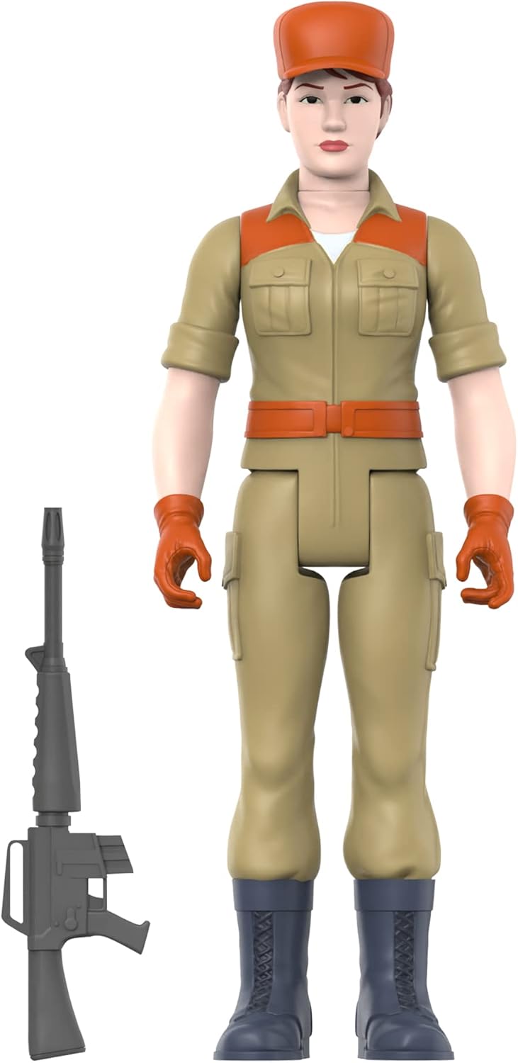 Super7 G.I. Joe – Pelo de cola de caballo femenino de combate (rosa) de 3.75 pulgadas