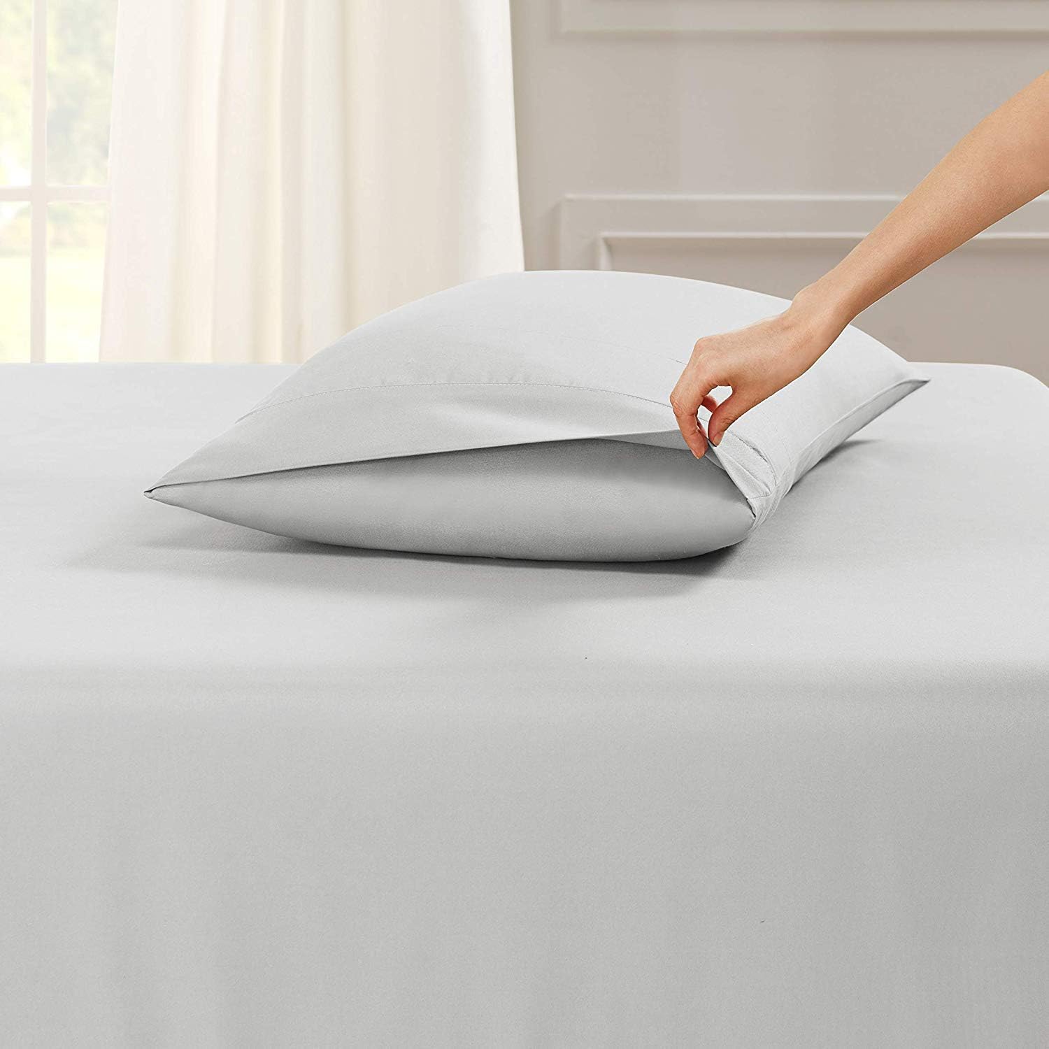 Juego de sábanas divididas tamaño Queen, juego de 7 piezas, juegos de sábanas divididas para cama ajustable, 100% algodón egipcio, sábanas de lujo