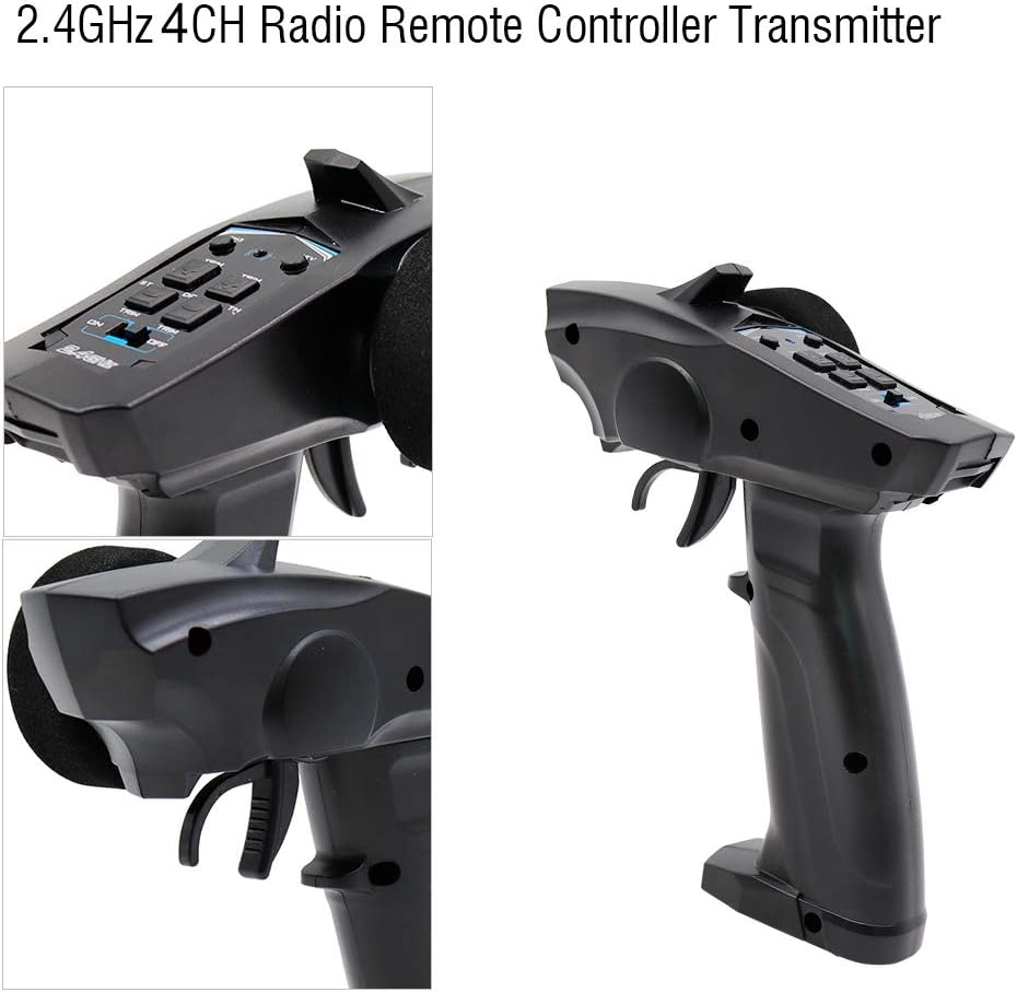Kit de transmisor y receptor RC, transmisor y receptor de radio de 2.4 GHZ de 3 canales, transmisor y receptor 91803GVT Rc