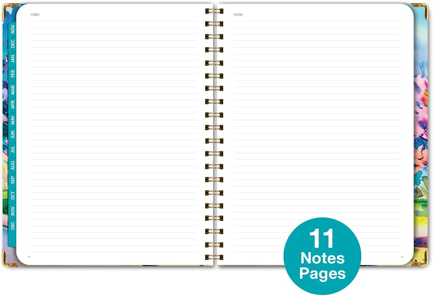 Agenda 2024 de tapa dura (noviembre de 2023 a diciembre de 2024) Agenda diaria, semanal, mensual y anual de 8.5 x 11 pulgadas. Marcador, carpeta de