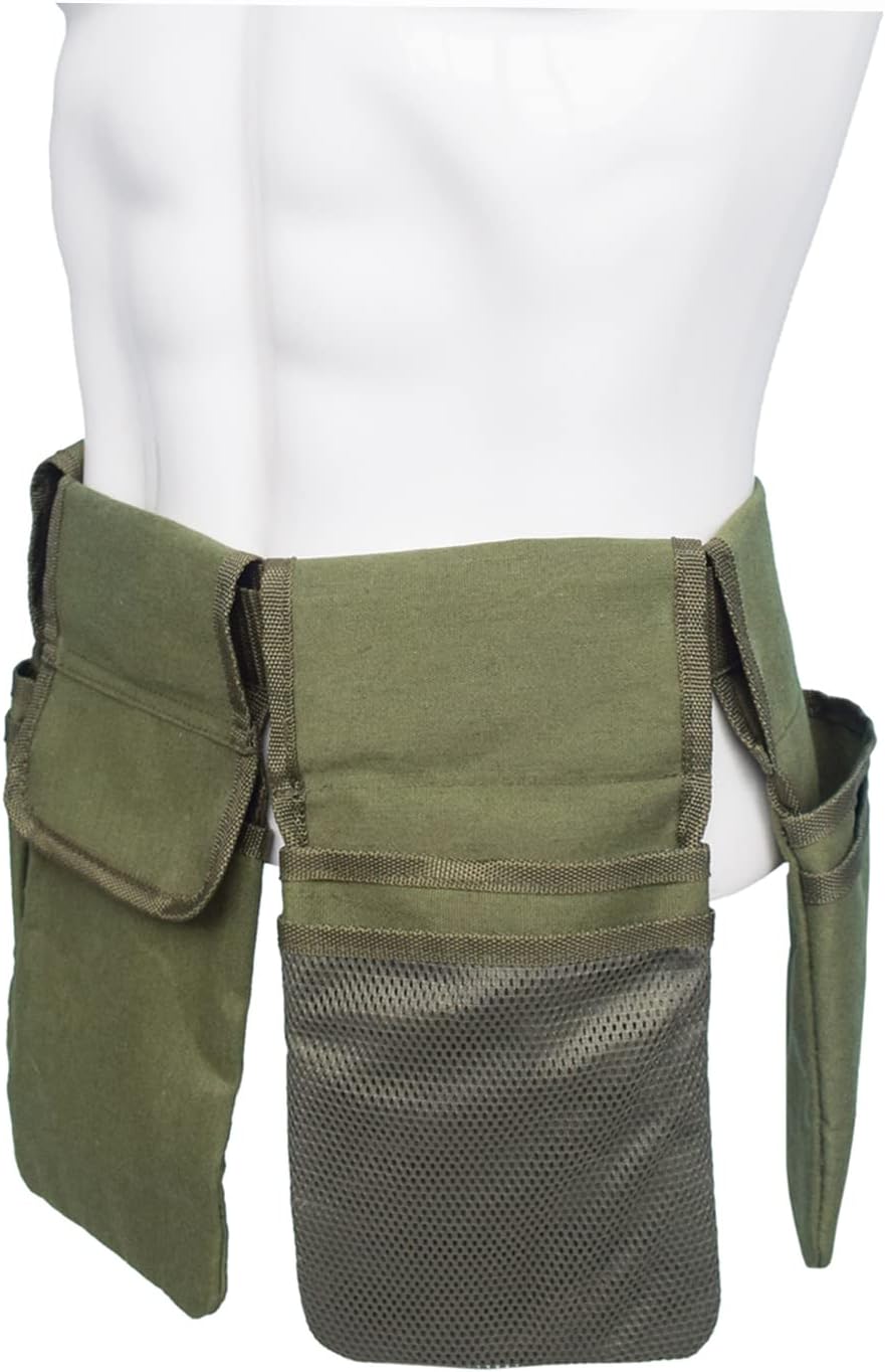 Cinturón de herramientas de jardín, delantal de cintura de lona con bolsillos, kit de jardinería, bolsa de mano, organizador para el hogar, kit de