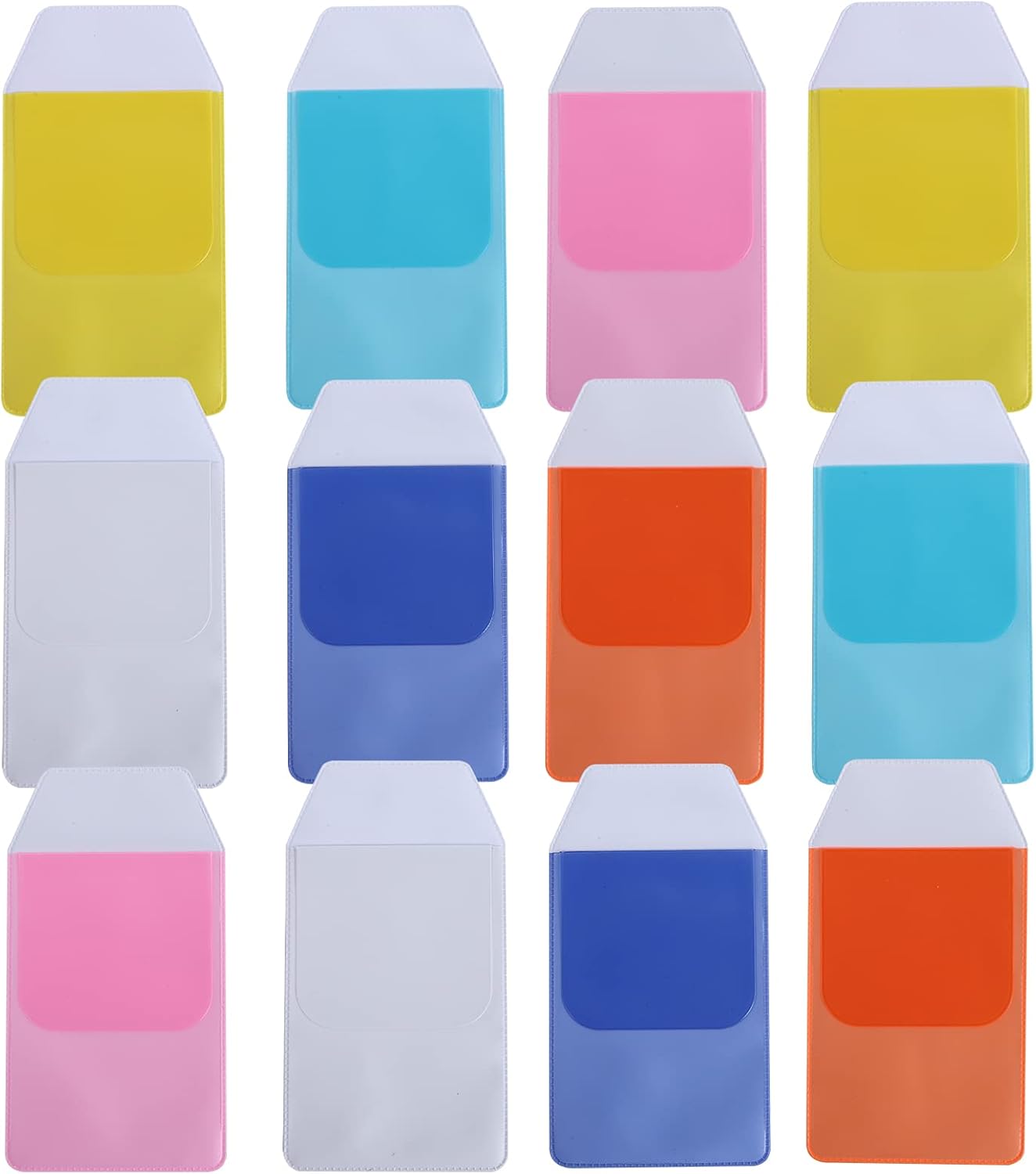 NUOBESTY Estuche para bolígrafos, 24 paquetes de protector de bolsillo pesado para camisa, protector de bolsillo para bolígrafos, abrigo de
