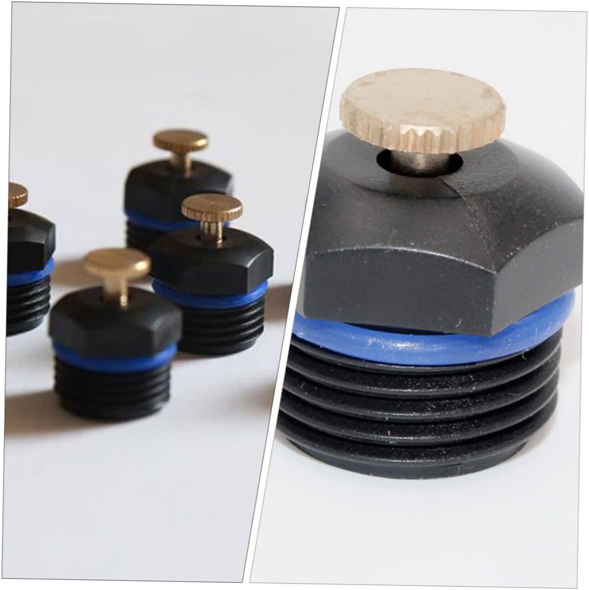 Yardwe Boquilla atomizadora, accesorio de riego para césped, cabezal de aspersor profesional, cabezal de rociador, cabezales de aspersor de riego
