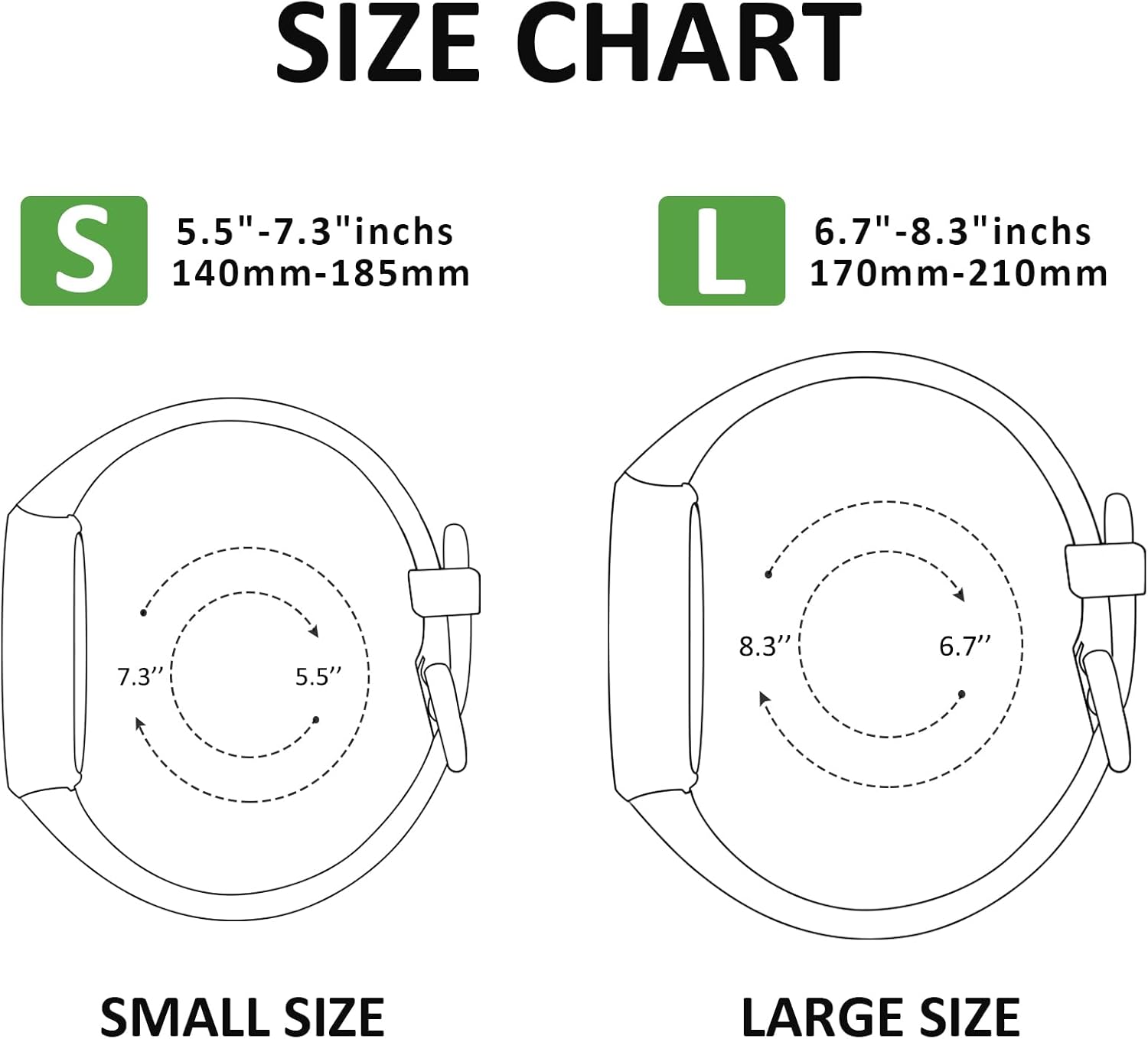 VANCLE Bandas compatibles con Fitbit Luxe para mujeres y hombres, 3 unidades Correas deportivas de repuesto de silicona suave para Fitbit Luxe