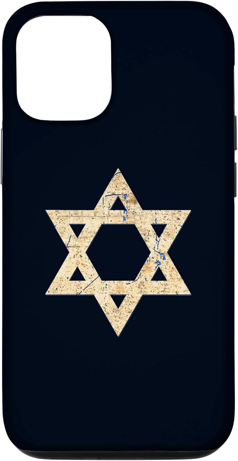 iPhone 1212 Pro Star of David,Estuche de regalo patriótico israelí