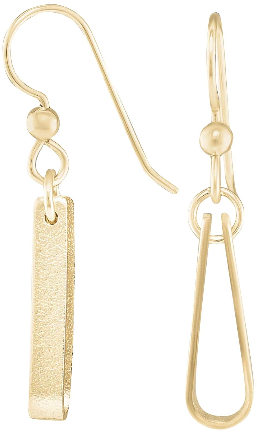 Minimalist Teardrop 14k Gold Filled Dangle Earrings For Women Unique Jewelry Gift Idea For Modern Mom Cute Fashion Accessory For Everyday Wear