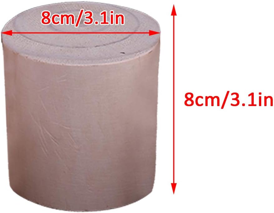 Patas cilíndricas de madera maciza de pino para gabinete, patas de soporte para mesa de café, patas de sofá, patas de cama, 23 tamaños, para mesa de