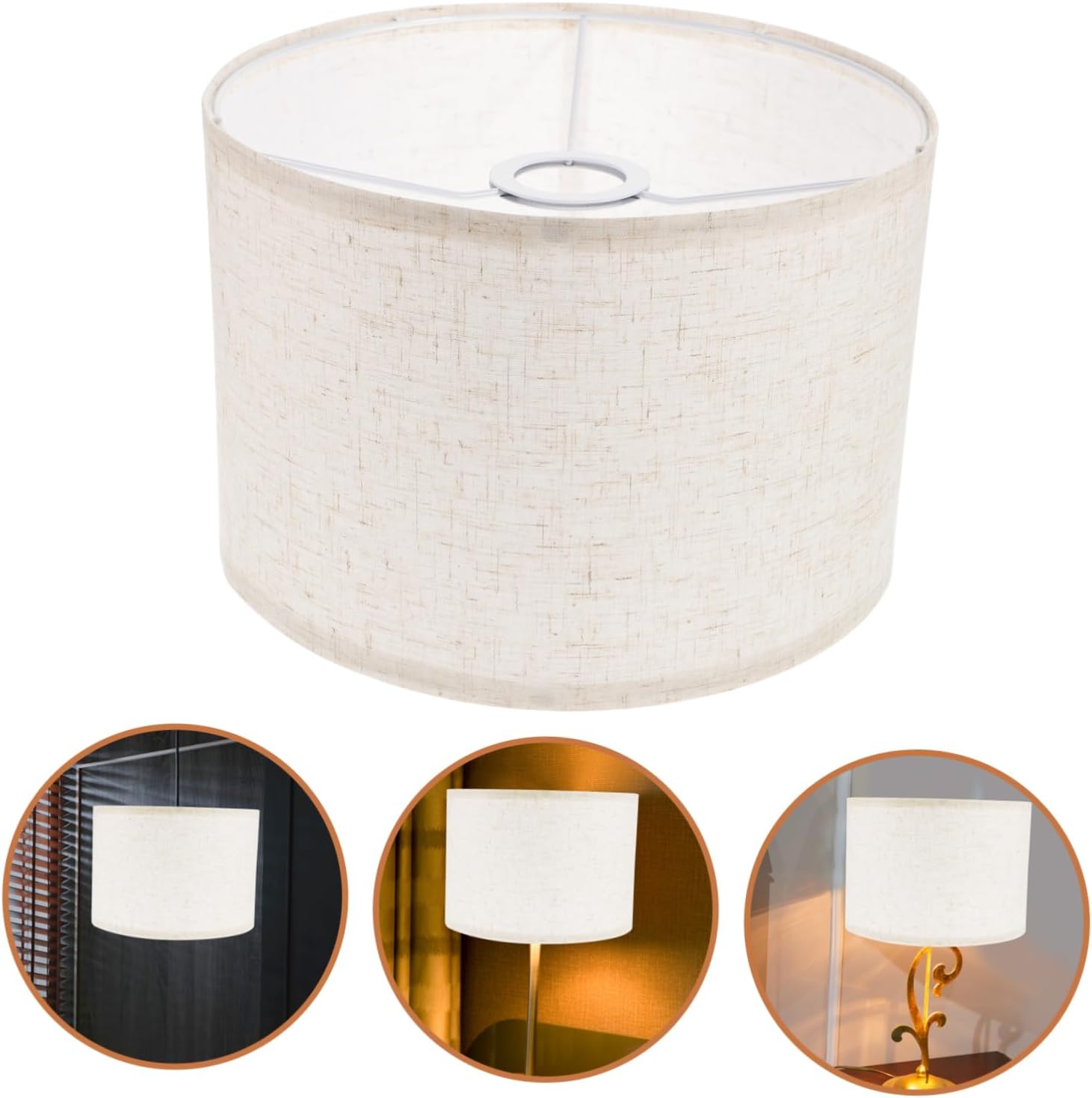 Housoutil 4 unids pantalla de tela al aire libre aplique de pared luces rústico mesa lateral cortina soporte lámpara lámparas lámparas hogar