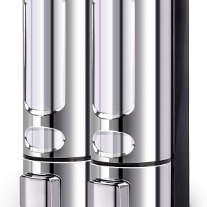 Dispensador de champú para pared de ducha, dispensador de jabón de ducha de 3 x 13.5 onzas montado en la pared, dispensador de champú de ducha de 3 Dispensador de champú para pared de ducha, dispensador de jabón de ducha de 3 x 13.5 onzas montado en la pared, dispensador de champú de ducha de 3