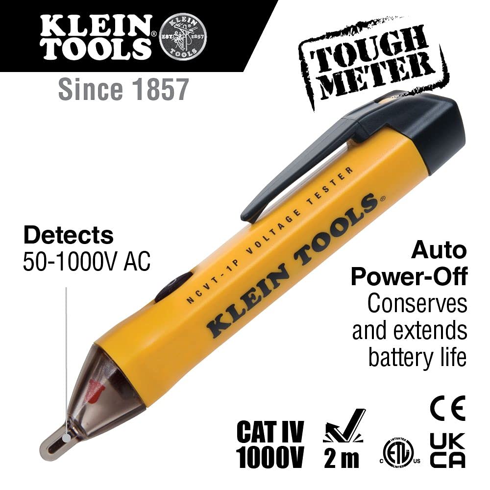 Klein Tools 80025 Kit de probador de salida con probador GFCI y probador de voltaje sin contacto, 2 piezas
