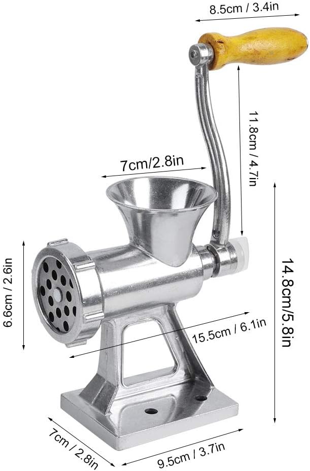 Picadora de carne, molinillos de carne para uso doméstico, Meater, molinillo de carne manual, molinillos de carne para uso doméstico, accesorio para