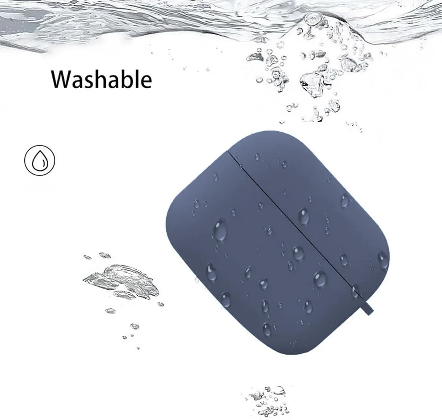 Wixany – Funda para Airpods, funda para Airpod Pro de 2 generación para Apple Airpods, funda de carga de silicona suave 2 y 1, accesorios