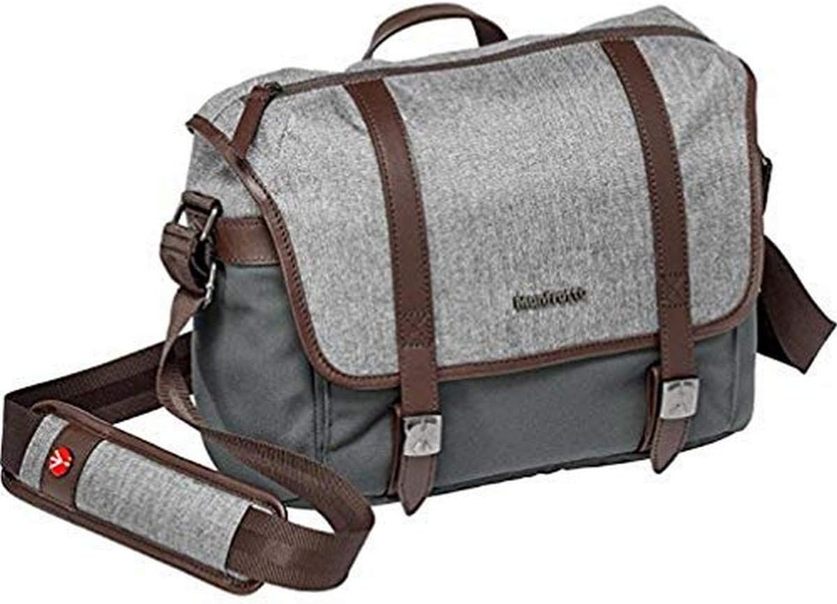 Manfrotto MB LF-WN-MS – Bolsa tipo mensajero para CSC Lifestyle Windsor S, color gris