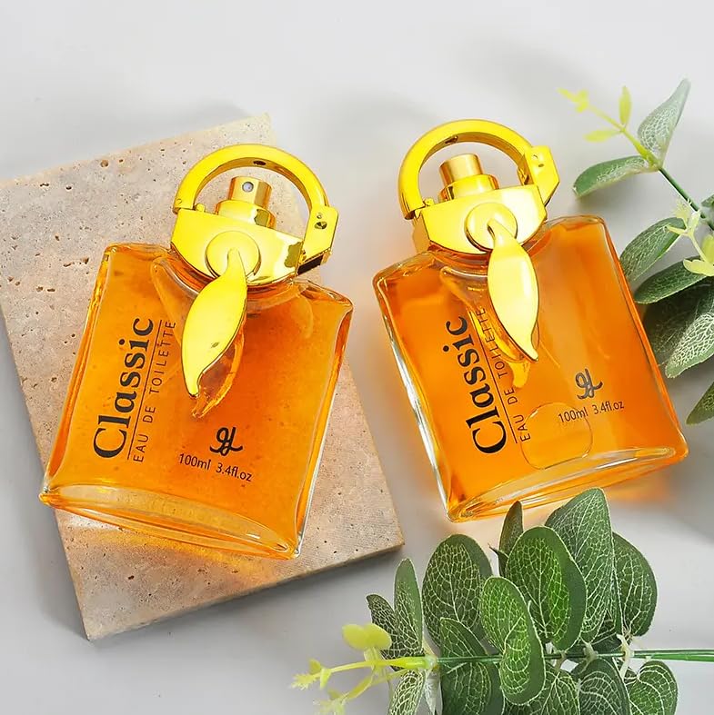 Perfumes árabes para hombres, 3.4 fl oz musulmán Eau de Parfum Toilette Halal Dubai Retro Fragancias Concentradas de Larga Duración Perfume Esencial