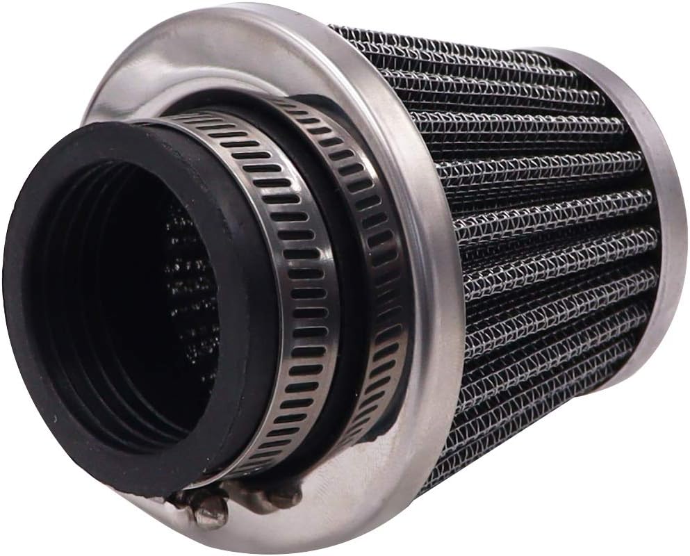 smseace 4 filtros de aire de motocicleta de 2.362 in con filtro de combustible de 316 pulgadas, reemplazo para 70 cc, 100 cc, 110 cc, 125 cc, 150