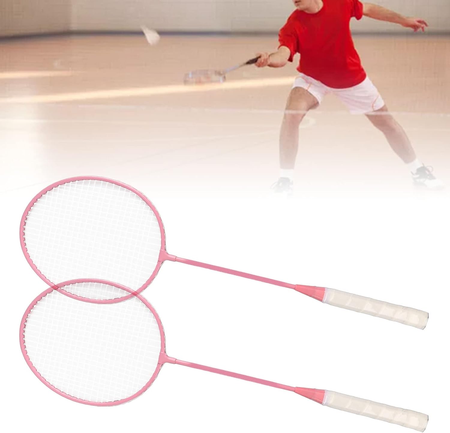 Juego de raquetas de bádminton para juegos de patio trasero al aire libre, juego recreativo, principiantes K1134, juego de raquetas de bádminton de
