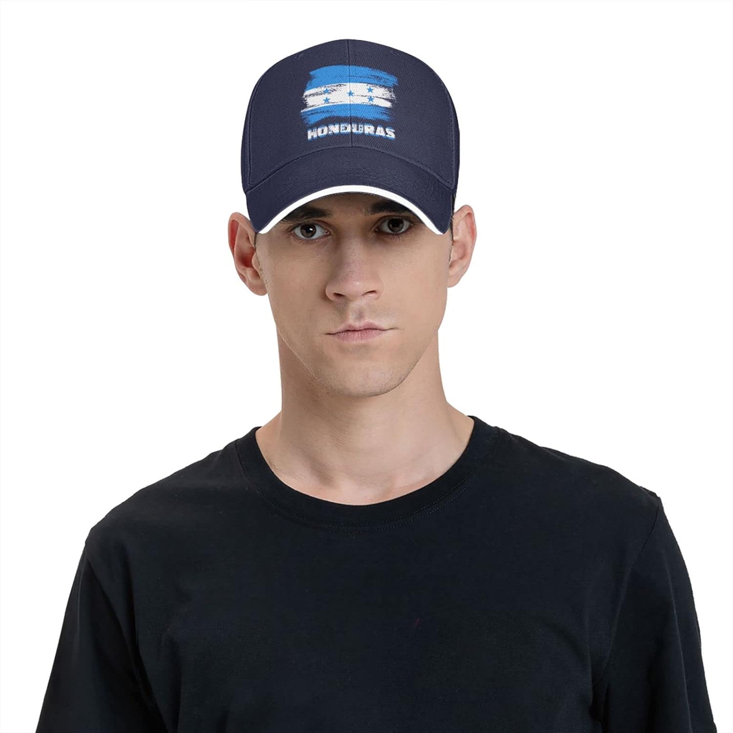 Tiayead Gorra de béisbol con bandera de Honduras, gorra de camionero para hombres y mujeres, gorra ajustable para papá