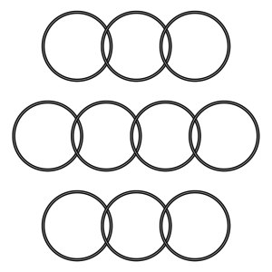 Bettomshin 25 juntas tóricas de goma de nitrilo, 1.024in de diámetro interior, 0.906in de diámetro interior, 0.059in de ancho, arandela métrica de Bettomshin 25 juntas tóricas de goma de nitrilo, 1.024in de diámetro interior, 0.906in de diámetro interior, 0.059in de ancho, arandela métrica de