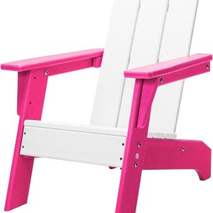 RESINTEAK – Silla Adirondack para niños, sillas de plástico para jugar en interiores y exteriores, juego cómodo para fogata, fogata, patio y RESINTEAK – Silla Adirondack para niños, sillas de plástico para jugar en interiores y exteriores, juego cómodo para fogata, fogata, patio y