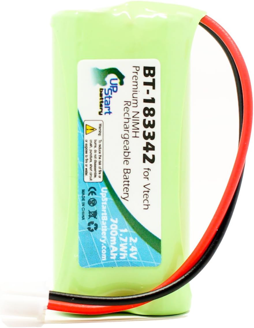 Batería de repuesto para VTech CS6719-2, compatible con batería de teléfono inalámbrico VTech (700 mAh 2.4 V NI-MH)
